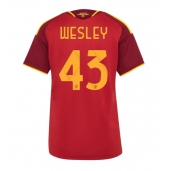 AS Roma Wesley Franca #43 Replika Hjemmedrakt Dame 2026-27 Kortermet