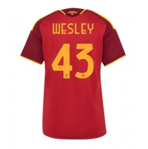 AS Roma Wesley Franca #43 Replika Hjemmedrakt Dame 2026-27 Kortermet