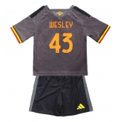 AS Roma Wesley Franca #43 Replika Tredjedrakt Barn 2026-27 Kortermet (+ bukser)