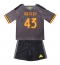 AS Roma Wesley Franca #43 Replika Tredjedrakt Barn 2026-27 Kortermet (+ bukser)