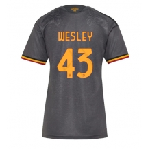 AS Roma Wesley Franca #43 Replika Tredjedrakt Dame 2026-27 Kortermet