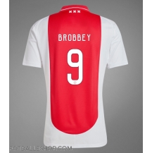 Ajax Brian Brobbey #9 Replika Hjemmedrakt 2024-25 Kortermet