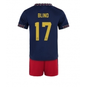 Ajax Daley Blind #17 Replika Bortedrakt Barn 2022-23 Kortermet (+ bukser)