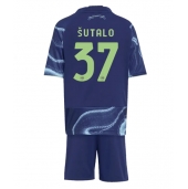 Ajax Josip Sutalo #37 Replika Bortedrakt Barn 2025-26 Kortermet (+ bukser)