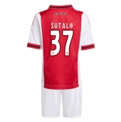 Ajax Josip Sutalo #37 Replika Hjemmedrakt Barn 2025-26 Kortermet (+ bukser)