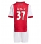 Ajax Josip Sutalo #37 Replika Hjemmedrakt Barn 2025-26 Kortermet (+ bukser)