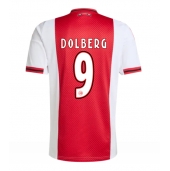 Ajax Kasper Dolberg #9 Replika Hjemmedrakt 2025-26 Kortermet