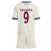 Ajax Kasper Dolberg #9 Replika Tredjedrakt Barn 2025-26 Kortermet (+ bukser)
