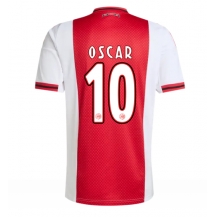 Ajax Oscar Gloukh #10 Replika Hjemmedrakt 2025-26 Kortermet