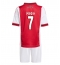 Ajax Raul Moro #7 Replika Hjemmedrakt Barn 2025-26 Kortermet (+ bukser)