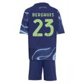 Ajax Steven Berghuis #23 Replika Bortedrakt Barn 2025-26 Kortermet (+ bukser)