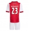 Ajax Steven Berghuis #23 Replika Hjemmedrakt Barn 2025-26 Kortermet (+ bukser)