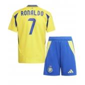 Al-Nassr Cristiano Ronaldo #7 Replika Hjemmedrakt Barn 2024-25 Kortermet (+ bukser)