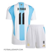 Argentina Angel Di Maria #11 Replika Hjemmedrakt Barn Copa America 2024 Kortermet (+ bukser)