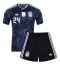 Argentina Enzo Fernandez #24 Replika Bortedrakt Barn VM 2026 Kortermet (+ bukser)