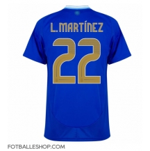 Argentina Lautaro Martinez #22 Replika Bortedrakt Copa America 2024 Kortermet