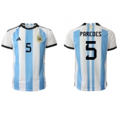 Argentina Leandro Paredes #5 Replika Hjemmedrakt VM 2022 Kortermet
