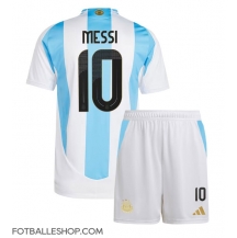Argentina Lionel Messi #10 Replika Hjemmedrakt Barn Copa America 2024 Kortermet (+ bukser)