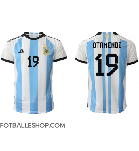 Argentina Nicolas Otamendi #19 Replika Hjemmedrakt VM 2022 Kortermet