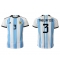 Argentina Nicolas Tagliafico #3 Replika Hjemmedrakt VM 2022 Kortermet