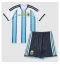 Argentina Replika Hjemmedrakt Barn VM 2026 Kortermet (+ bukser)