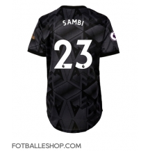 Arsenal Albert Sambi Lokonga #23 Replika Bortedrakt Dame 2022-23 Kortermet