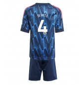Arsenal Ben White #4 Replika Bortedrakt Barn 2025-26 Kortermet (+ bukser)