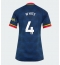 Arsenal Ben White #4 Replika Bortedrakt Dame 2026-27 Kortermet Arsenal Ben White #4 Replika Bortedrakt Dame 2026-27 Kortermet
