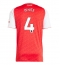 Arsenal Ben White #4 Replika Hjemmedrakt 2025-26 Kortermet