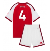 Arsenal Ben White #4 Replika Hjemmedrakt Barn 2026-27 Kortermet (+ bukser)