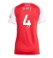 Arsenal Ben White #4 Replika Hjemmedrakt Dame 2025-26 Kortermet