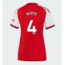 Arsenal Ben White #4 Replika Hjemmedrakt Dame 2026-27 Kortermet