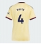 Arsenal Ben White #4 Replika Tredjedrakt Dame 2026-27 Kortermet Arsenal Ben White #4 Replika Tredjedrakt Dame 2026-27 Kortermet