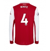 Arsenal Benjamin White #4 Replika Hjemmedrakt 2022-23 Langermet
