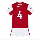 Arsenal Benjamin White #4 Replika Hjemmedrakt Barn 2022-23 Kortermet (+ bukser)