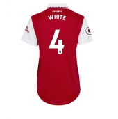 Arsenal Benjamin White #4 Replika Hjemmedrakt Dame 2022-23 Kortermet