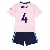 Arsenal Benjamin White #4 Replika Tredjedrakt Barn 2022-23 Kortermet (+ bukser)