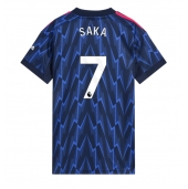 Arsenal Bukayo Saka #7 Replika Bortedrakt Dame 2025-26 Kortermet