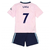 Arsenal Bukayo Saka #7 Replika Tredjedrakt Barn 2022-23 Kortermet (+ bukser)