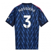 Arsenal Cristhian Mosquera #3 Replika Bortedrakt 2025-26 Kortermet