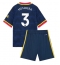 Arsenal Cristhian Mosquera #3 Replika Bortedrakt Barn 2026-27 Kortermet (+ bukser)