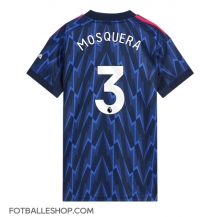 Arsenal Cristhian Mosquera #3 Replika Bortedrakt Dame 2025-26 Kortermet
