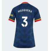Arsenal Cristhian Mosquera #3 Replika Bortedrakt Dame 2026-27 Kortermet