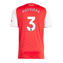 Arsenal Cristhian Mosquera #3 Replika Hjemmedrakt 2025-26 Kortermet