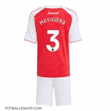 Arsenal Cristhian Mosquera #3 Replika Hjemmedrakt Barn 2025-26 Kortermet (+ bukser)
