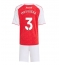 Arsenal Cristhian Mosquera #3 Replika Hjemmedrakt Barn 2025-26 Kortermet (+ bukser)
