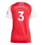 Arsenal Cristhian Mosquera #3 Replika Hjemmedrakt Dame 2025-26 Kortermet