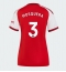 Arsenal Cristhian Mosquera #3 Replika Hjemmedrakt Dame 2026-27 Kortermet