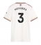 Arsenal Cristhian Mosquera #3 Replika Tredjedrakt Dame 2025-26 Kortermet