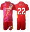 Arsenal David Raya #22 Keeper Replika Bortedrakt Barn 2024-25 Kortermet (+ bukser)